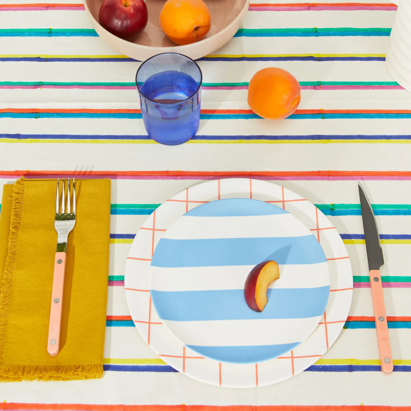 Xenia Taler Garden & Patio^Bamboo Melamine Side Plate Set