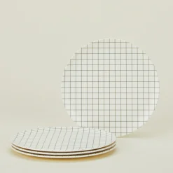 Xenia Taler Garden & Patio^Bamboo Melamine Side Plate Set