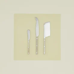 Sabre Flatware^Bistrot Set of 3 Cheese Knives - Faux Horn