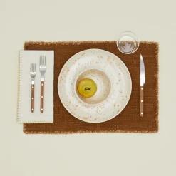 Indaba Trading Table Linens^Blanket Stitch Napkin, Set of 4