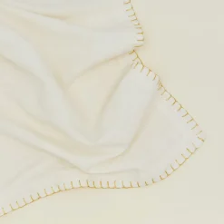 Indaba Trading Table Linens^Blanket Stitch Napkin, Set of 4