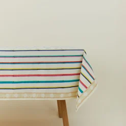 TABLE Table Linens^Block Printed cloth