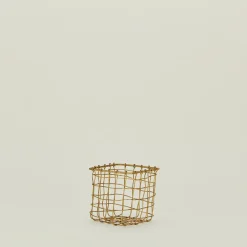 Fog Linen Storage & Organization|Baskets & Storage^Brass Basket