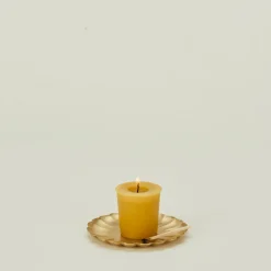 Fog Linen Glassware & Barware|Serveware^Brass Petal Plate