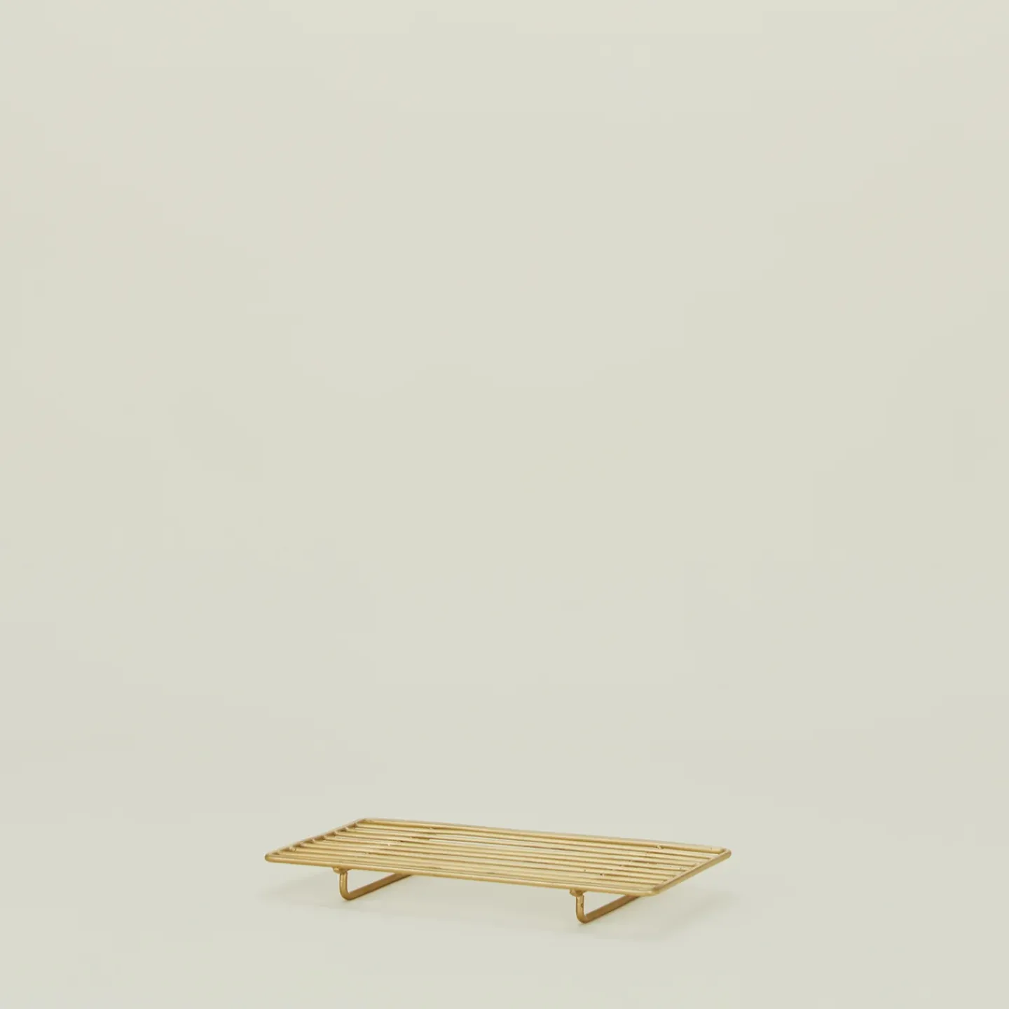 Fog Linen Kitchen Accessories|Baskets & Storage^Brass Wire Rack - Rectangular
