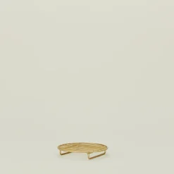 Fog Linen Kitchen Accessories|Baskets & Storage^Brass Wire Rack - Round