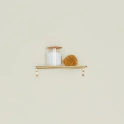 Fog Linen Bath Hardware|Baskets & Storage^Brass Wire Shelf