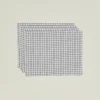 Fog Linen Table Linens^Checked Linen Placemat, Set of 4