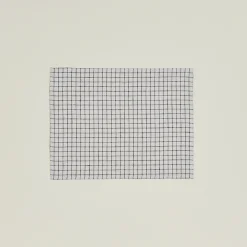 Fog Linen Table Linens^Checked Linen Placemat, Set of 4
