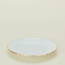 Ginori Dinnerware^Corona Dessert Plate - Oro Brillante