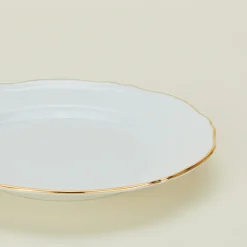 Ginori Dinnerware^Corona Dessert Plate - Oro Brillante