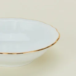 Ginori Dinnerware^Corona Fruit Bowl - Oro Brillante