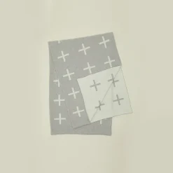 Hawkins New York Throws^Cross Knit Throw