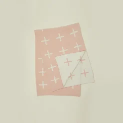 Hawkins New York Throws^Cross Knit Throw