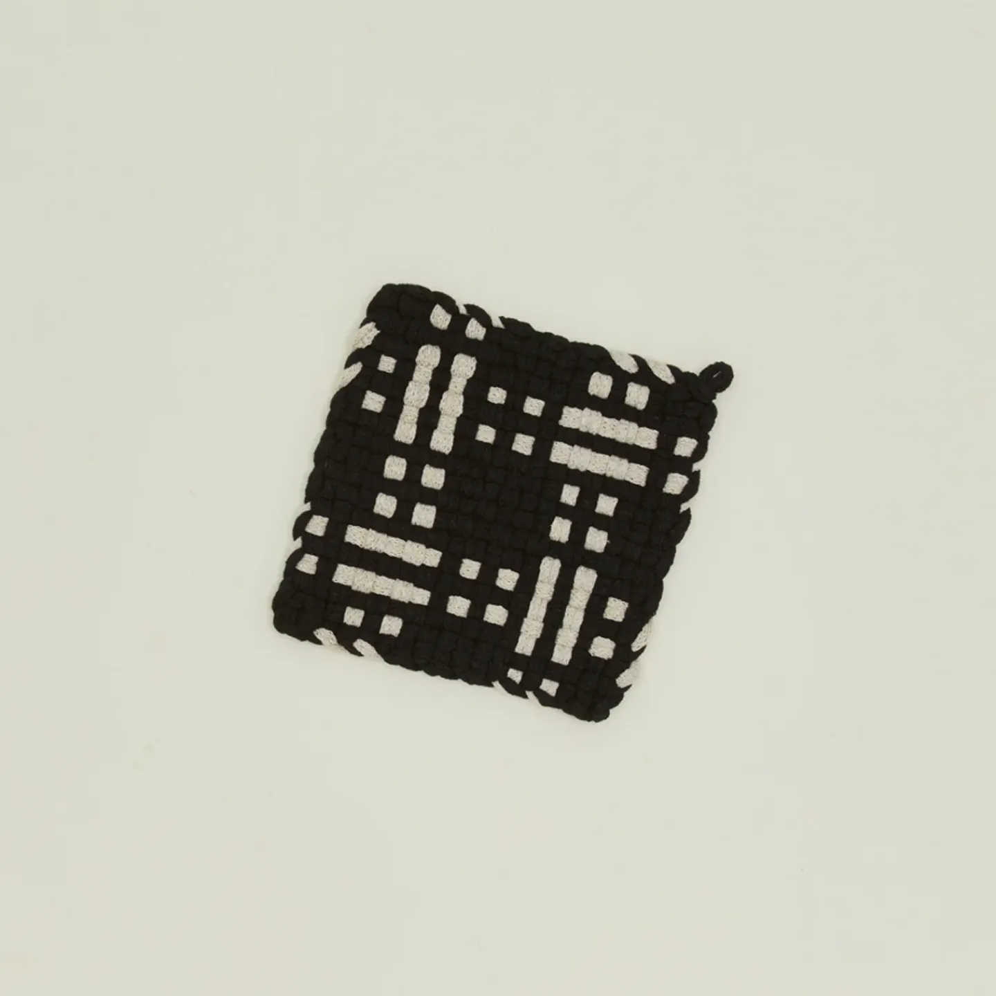 Kate Kilmurray Kitchen Textiles^Dots + Dashes Handwoven Pot Holder