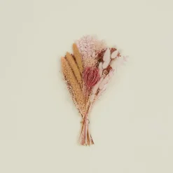 Idlewild Vases & Bowls^Dried Floral Bouquet - Pink + Coral