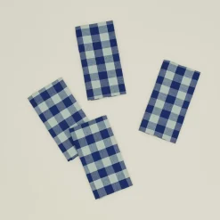 Hawkins New York Table Linens^Essential Gingham Dinner Napkin, Set of 4