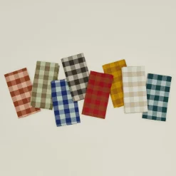 Hawkins New York Table Linens|Garden & Patio^Essential Gingham Dinner Napkin, Set of 4