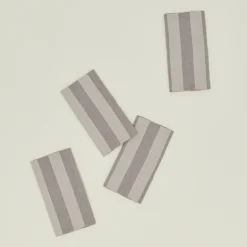Hawkins New York Table Linens^Essential Striped Dinner Napkin, Set of 4