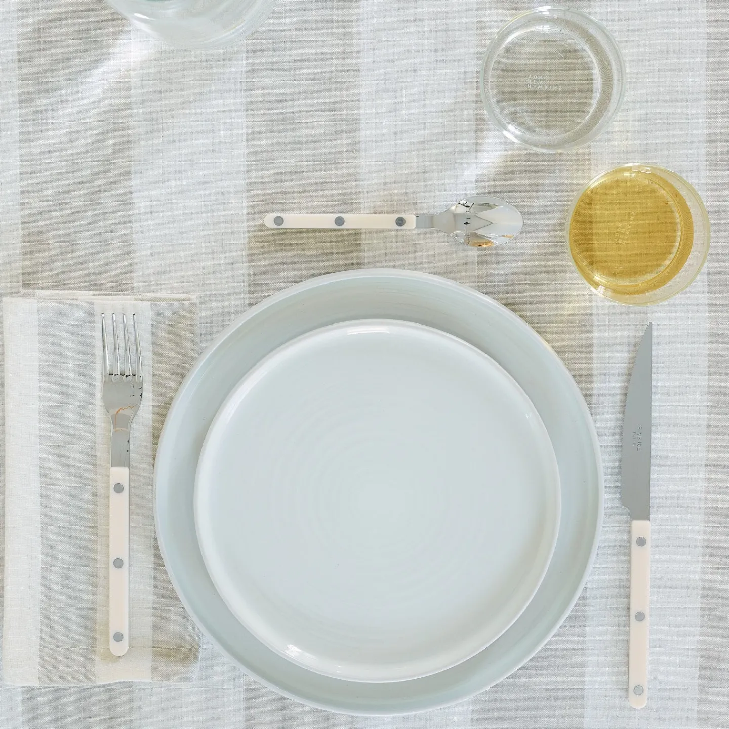 Hawkins New York Table Linens^Essential Striped Tablecloth