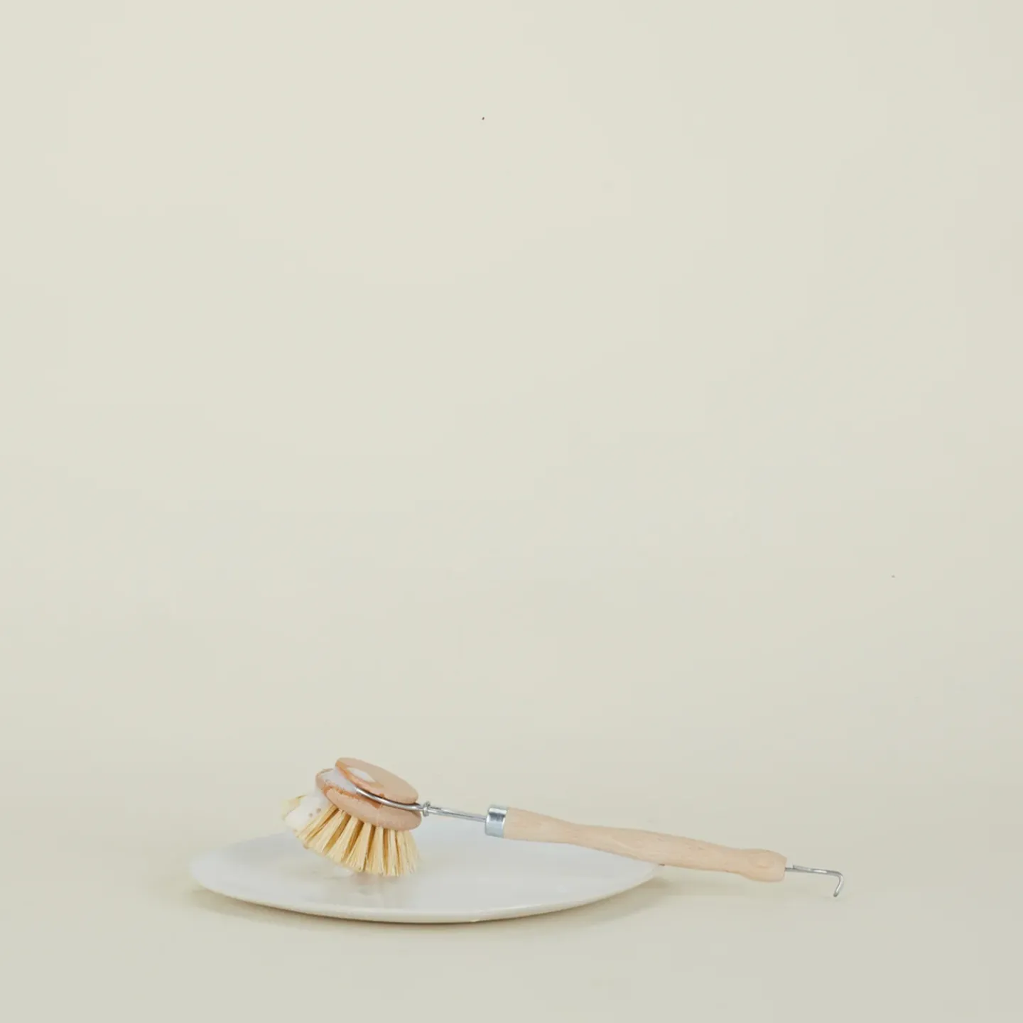 Hawkins New York Kitchen Cleaning^Essential Wood Handled Scrubber + Replacement Brush
