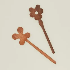 Areaware Flatware|Serveware^Floral Salad Servers