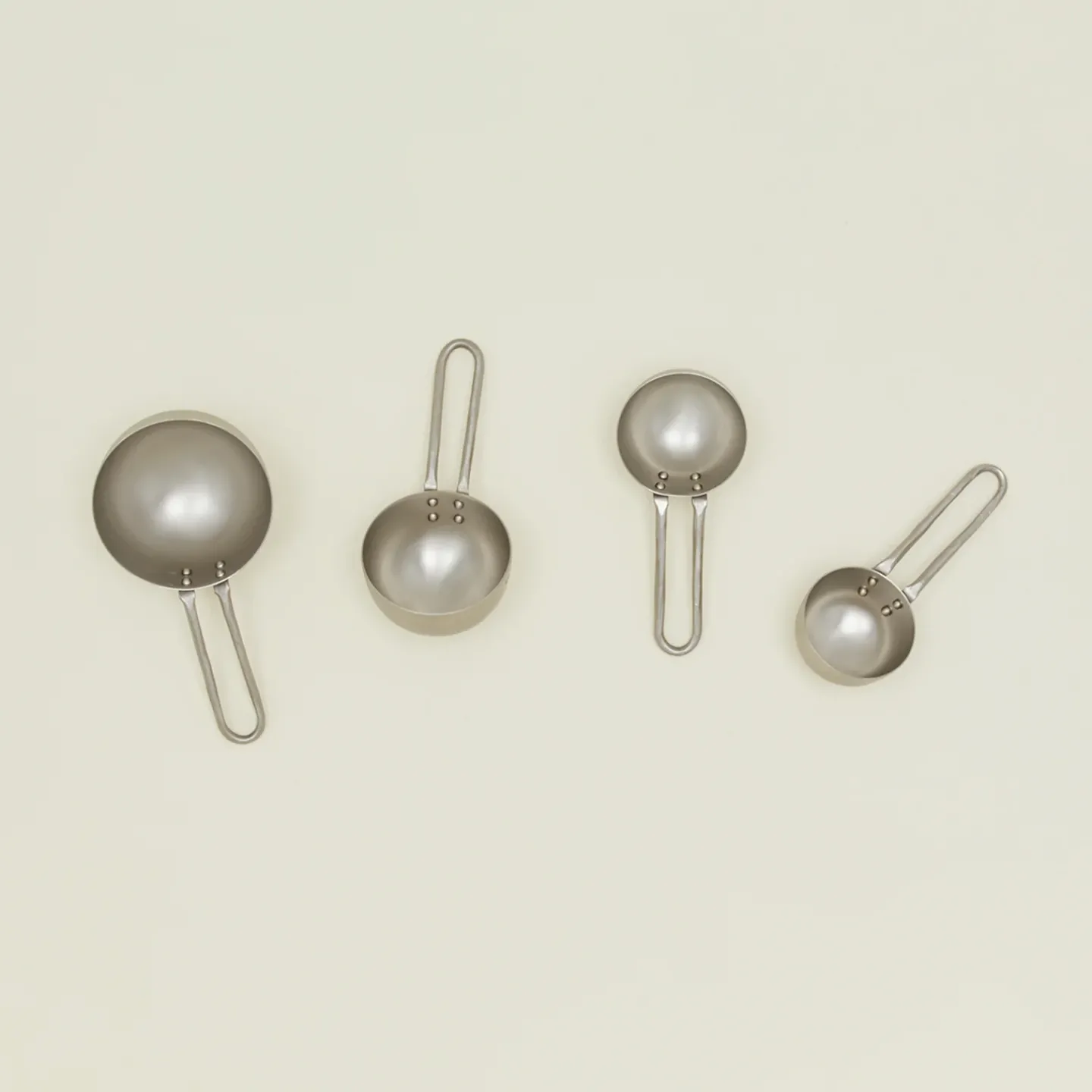 The Collective Kitchen Accessories^Forged Pewter Measuring Cup, Set of 4