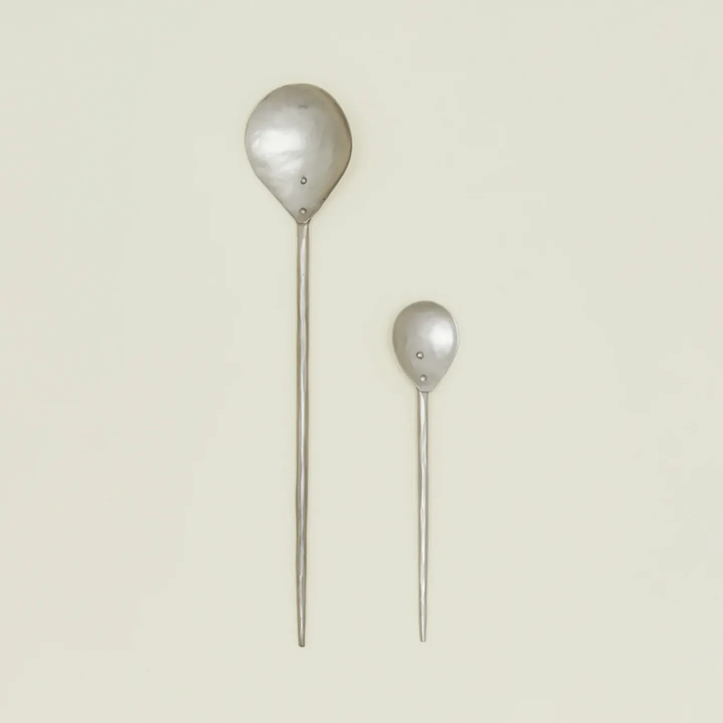 The Collective Kitchen Accessories|Serveware^Forged Pewter Stir Spoon, Set of 2