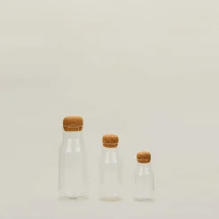 Kinto Storage & Organization|Baskets & Storage^Glass + Cork Bottle