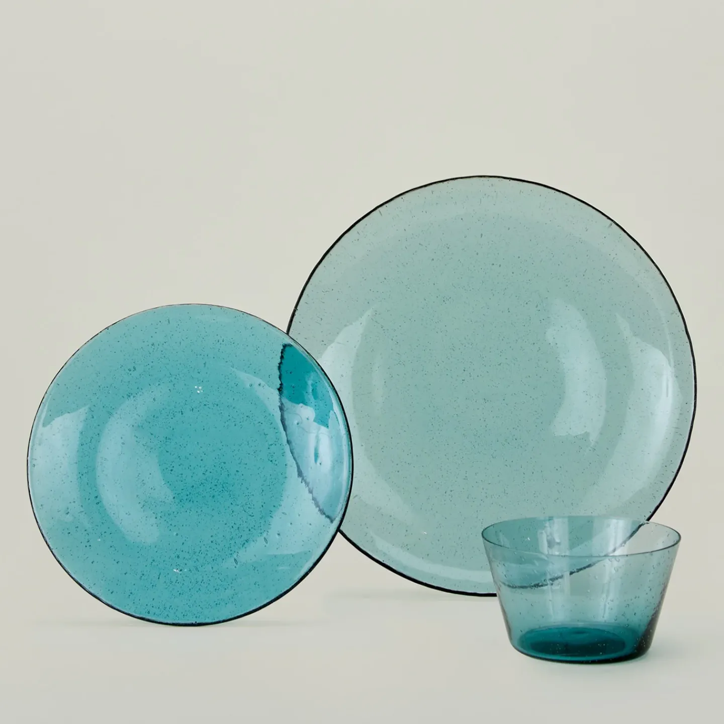 British Colour Standard Dinnerware^Glass Dinner Plate