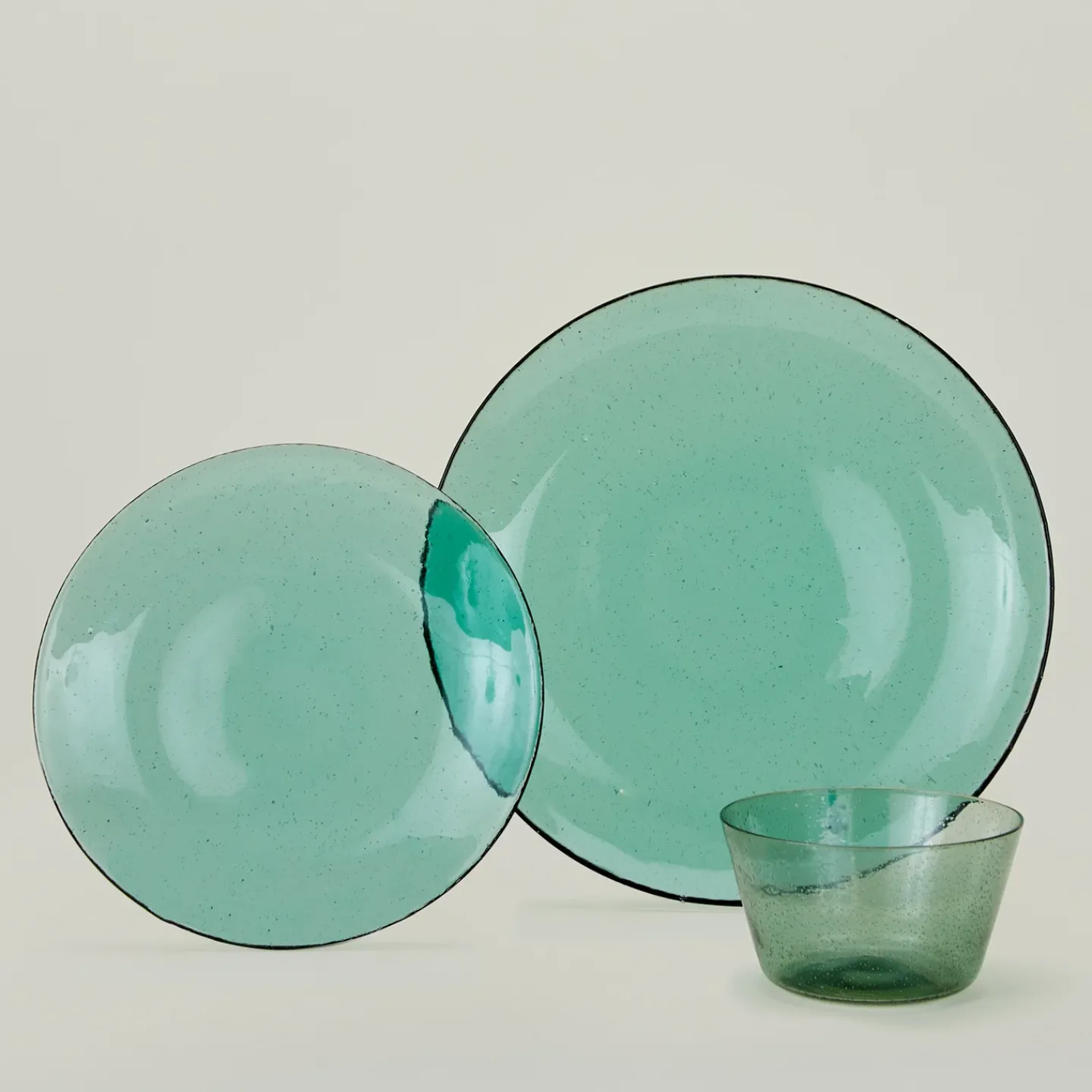 British Colour Standard Dinnerware^Glass Dinner Plate