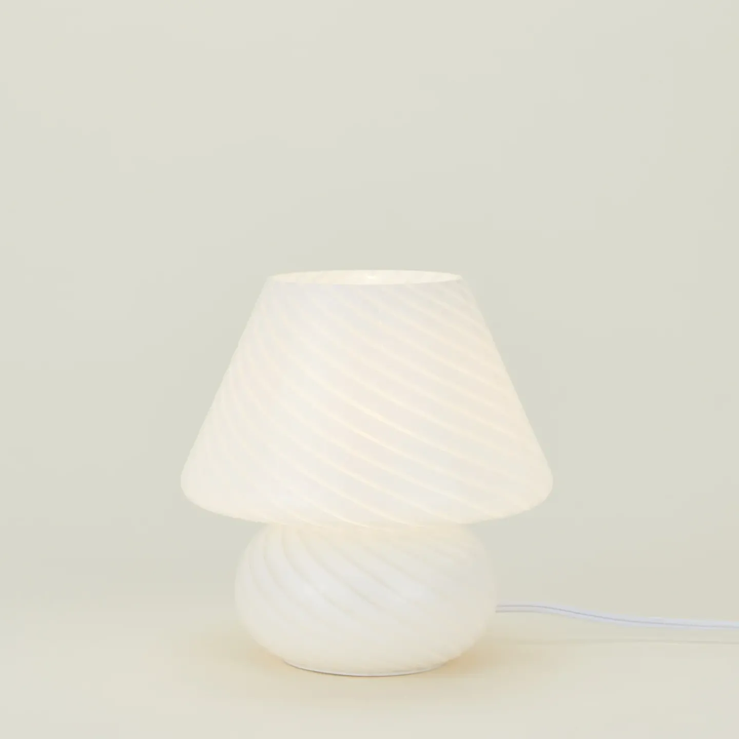 Humber Lighting & Furniture^Glass Large Mushroom Lamp