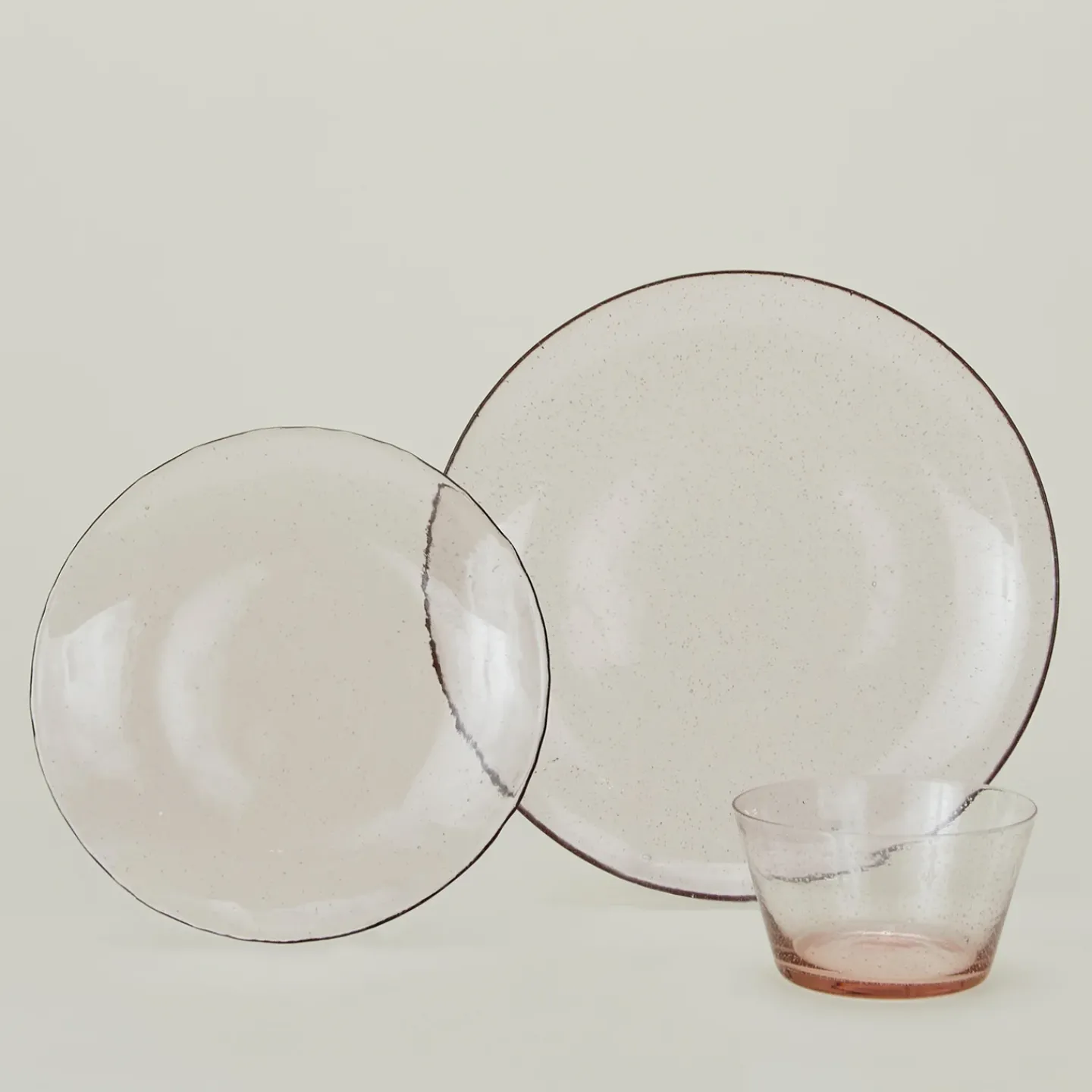 British Colour Standard Dinnerware^Glass Salad Plate