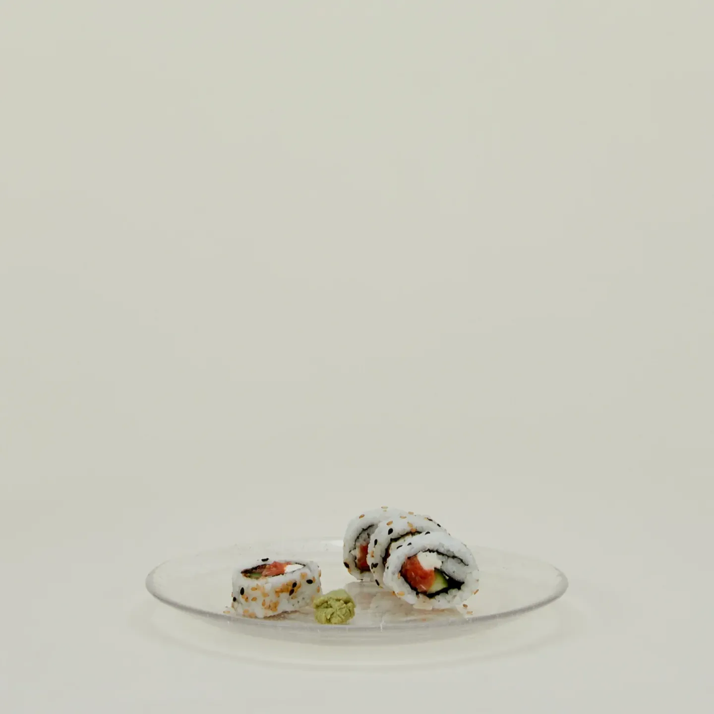 British Colour Standard Dinnerware^Glass Salad Plate