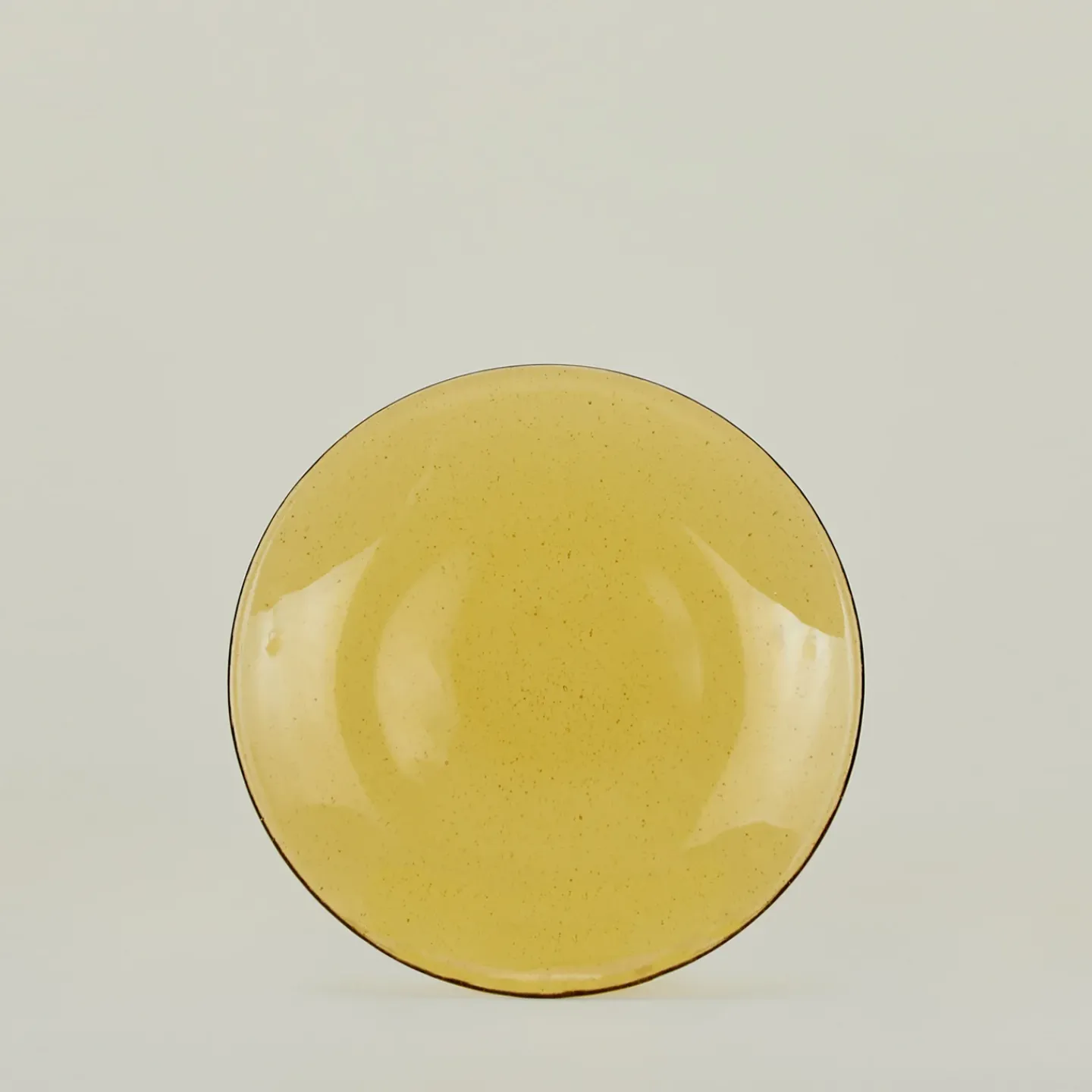British Colour Standard Dinnerware^Glass Salad Plate