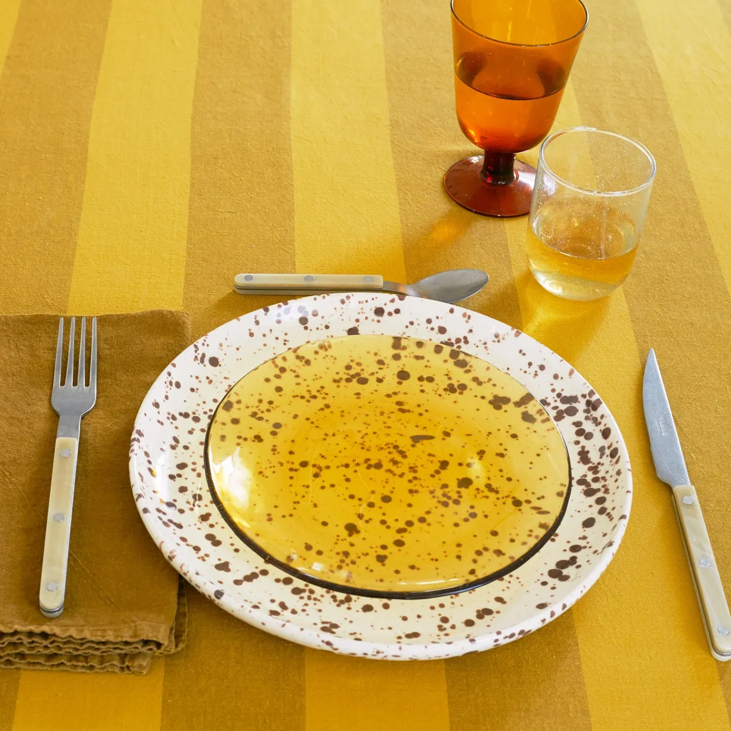 British Colour Standard Dinnerware^Glass Salad Plate
