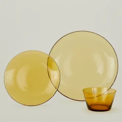 British Colour Standard Dinnerware^Glass Salad Plate