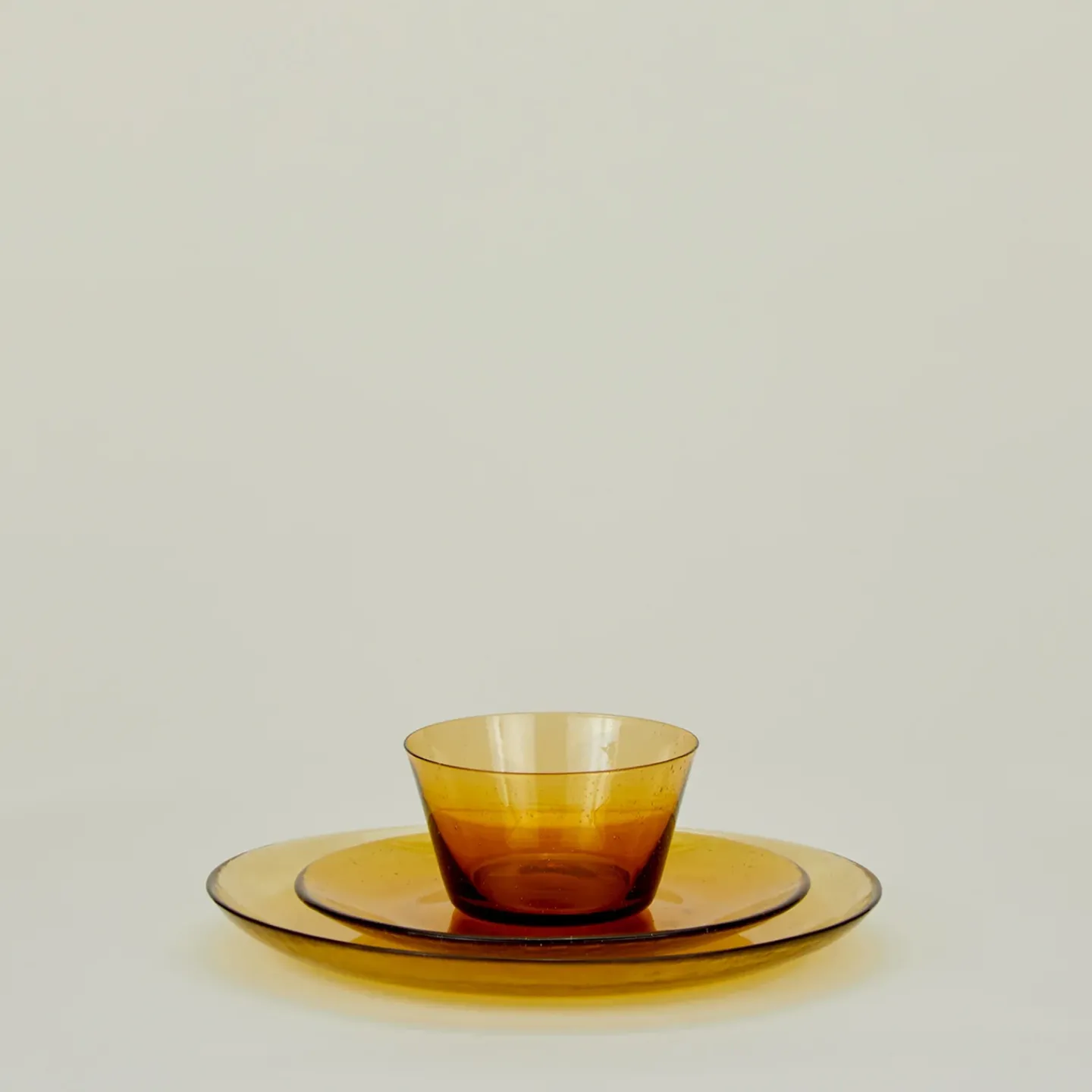 British Colour Standard Dinnerware^Glass Salad Plate