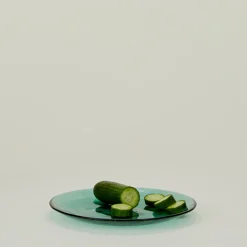 British Colour Standard Dinnerware^Glass Salad Plate