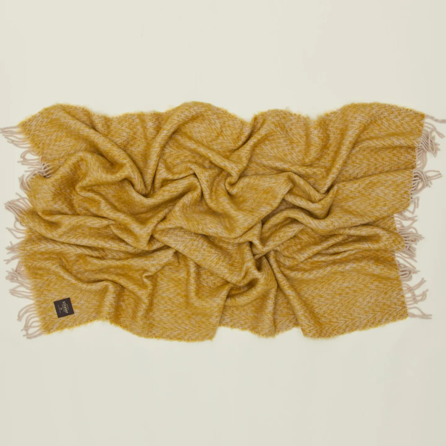 Mantas Ezcaray Throws^Herringbone Mohair Throw