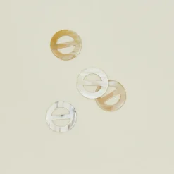MAADILI COLLECTIVE Table Linens^Horn Napkin Ring, Set of 4
