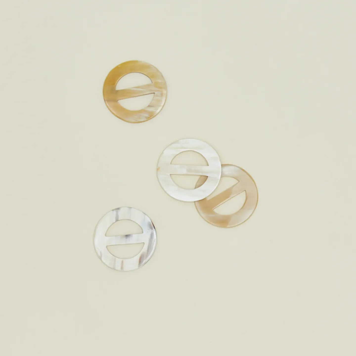 MAADILI COLLECTIVE Table Linens^Horn Napkin Ring, Set of 4