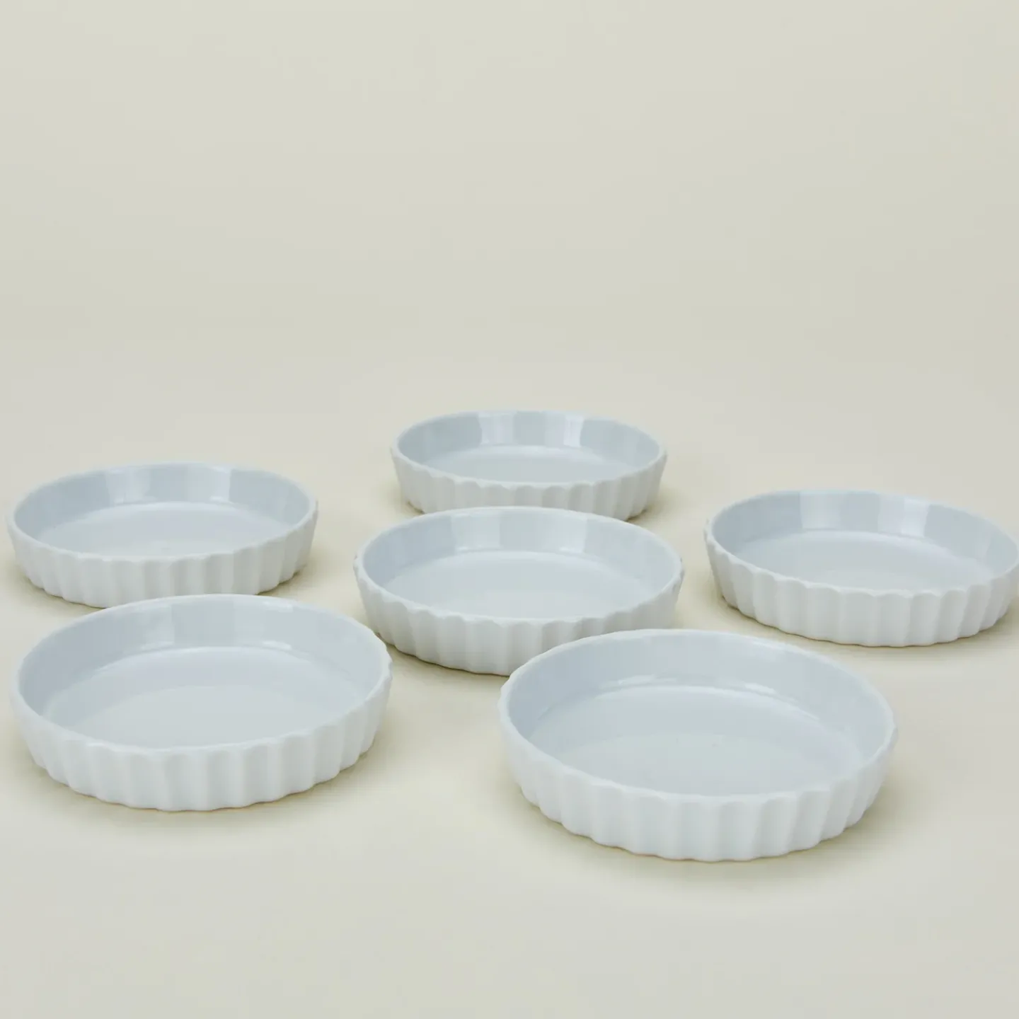 Pillivuyt Cookware & Tools^Individual Round Tart Dish, Set of 6