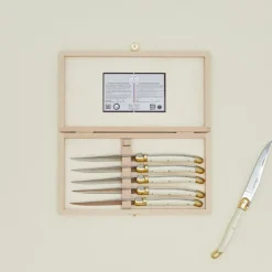 Jean Dubost Flatware^Steak Knife Set
