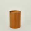 Saikai Toki Bath Accessories|Baskets & Storage^Lidded Wooden Wastebasket