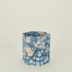 Craft Boat Bath Accessories|Baskets & Storage^Marbleized Hexagon Wastebasket