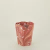 Craft Boat Bath Accessories|Baskets & Storage^Marbleized Scalloped Wastebasket