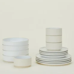Hawkins New York Dinnerware^Modernist Dinnerware, 16 Piece Set