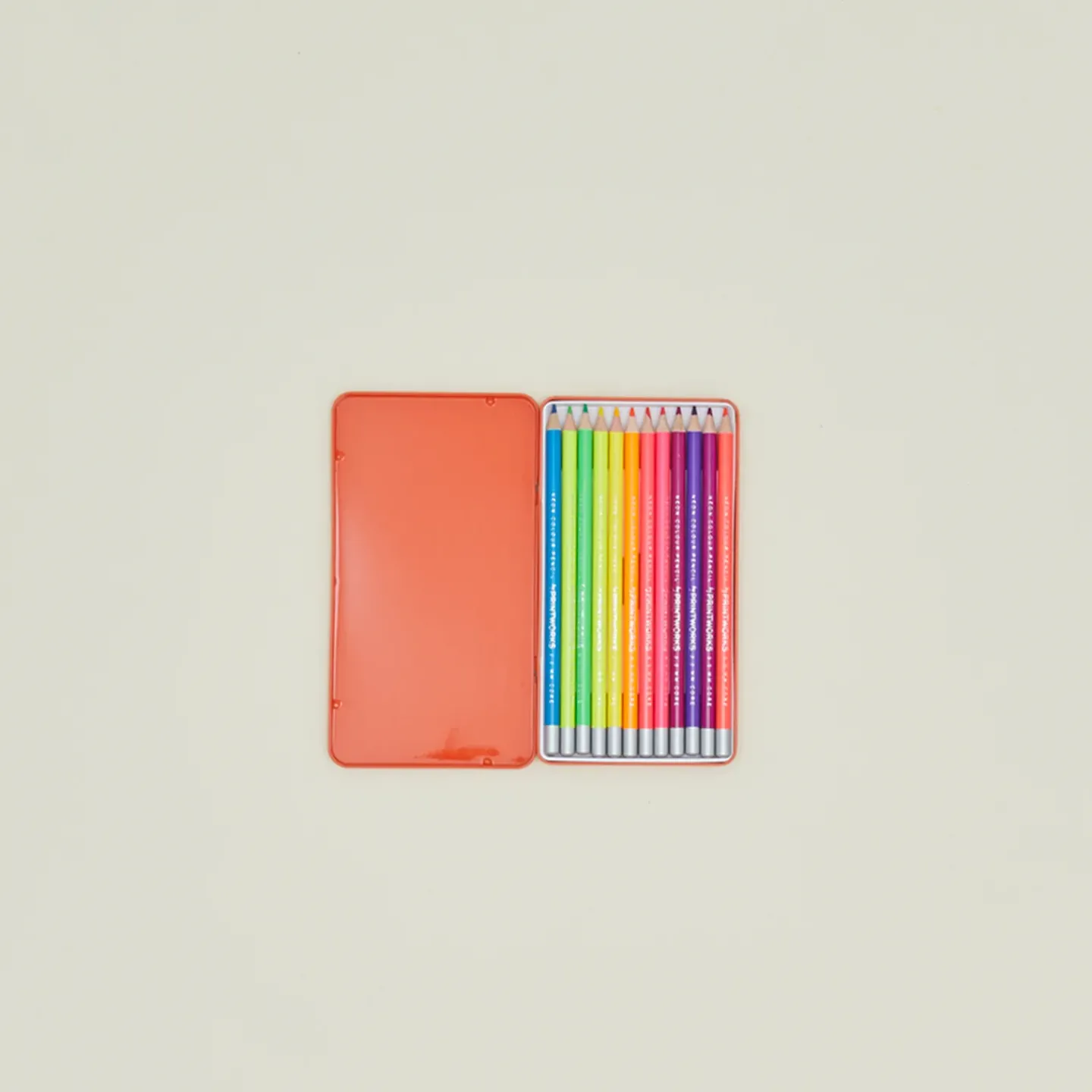 Printworks Office & Games^Neon Colored Pencils, Set of 12
