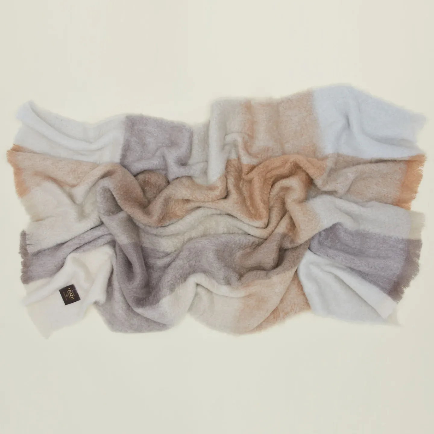 Mantas Ezcaray Throws^Plaid Mohair Throw